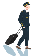—Pngtree—professional character captain flight attendant_3906491